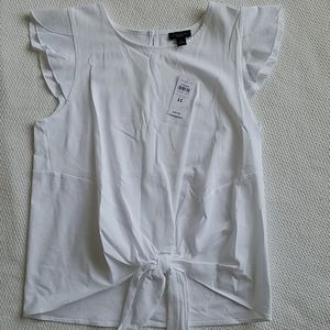 NWT Ann Taylor Factory White Top XS